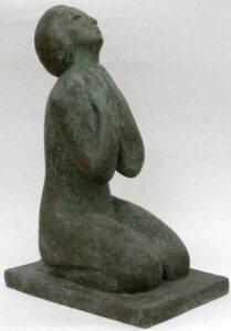 MOLITVA, KL RS 21, BRONZA, VIS 47CM,DUŽ 19CM,ŠIR. 31CM