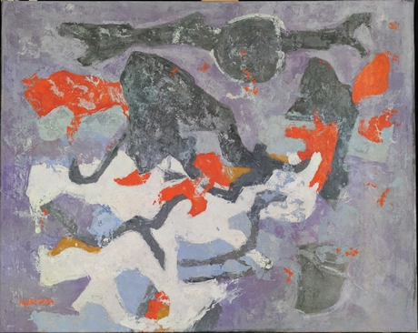 Nokturno I, 1957. ulje na platnu, 81x100cm