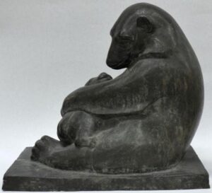 MATERINSTVO, KL RS 29, 1951. GODINA, BRONZA; VISINA 33CM,ŠIRINA21CM,DUŽ 34CM